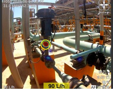 ·Distran智能气体泄漏检测仪实时显示泄漏点的位置、距离以及泄漏量。